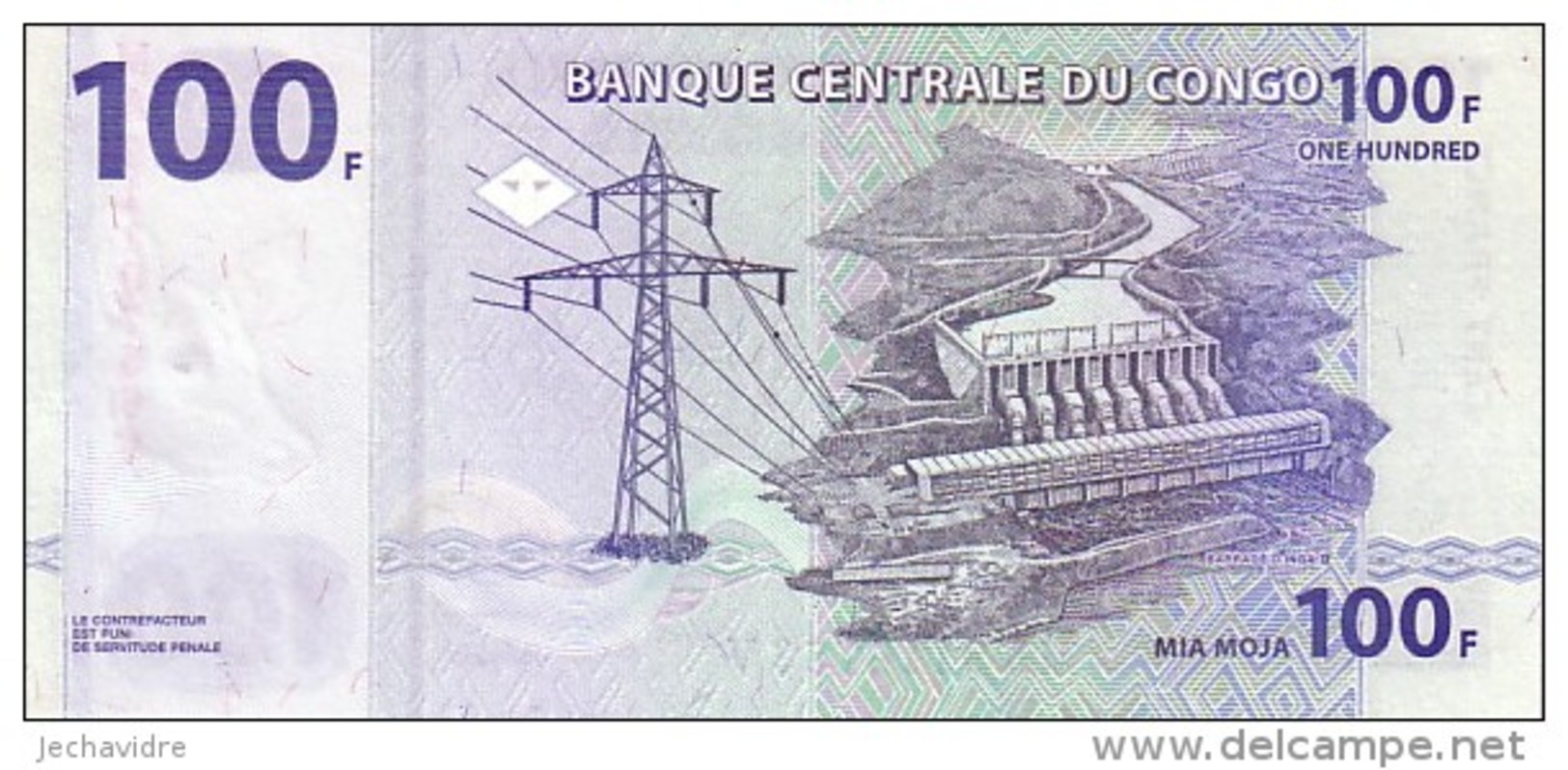 CONGO   100 Francs  Daté Du 31-07-2007      ***** BILLET  NEUF ***** - Demokratische Republik Kongo & Zaire