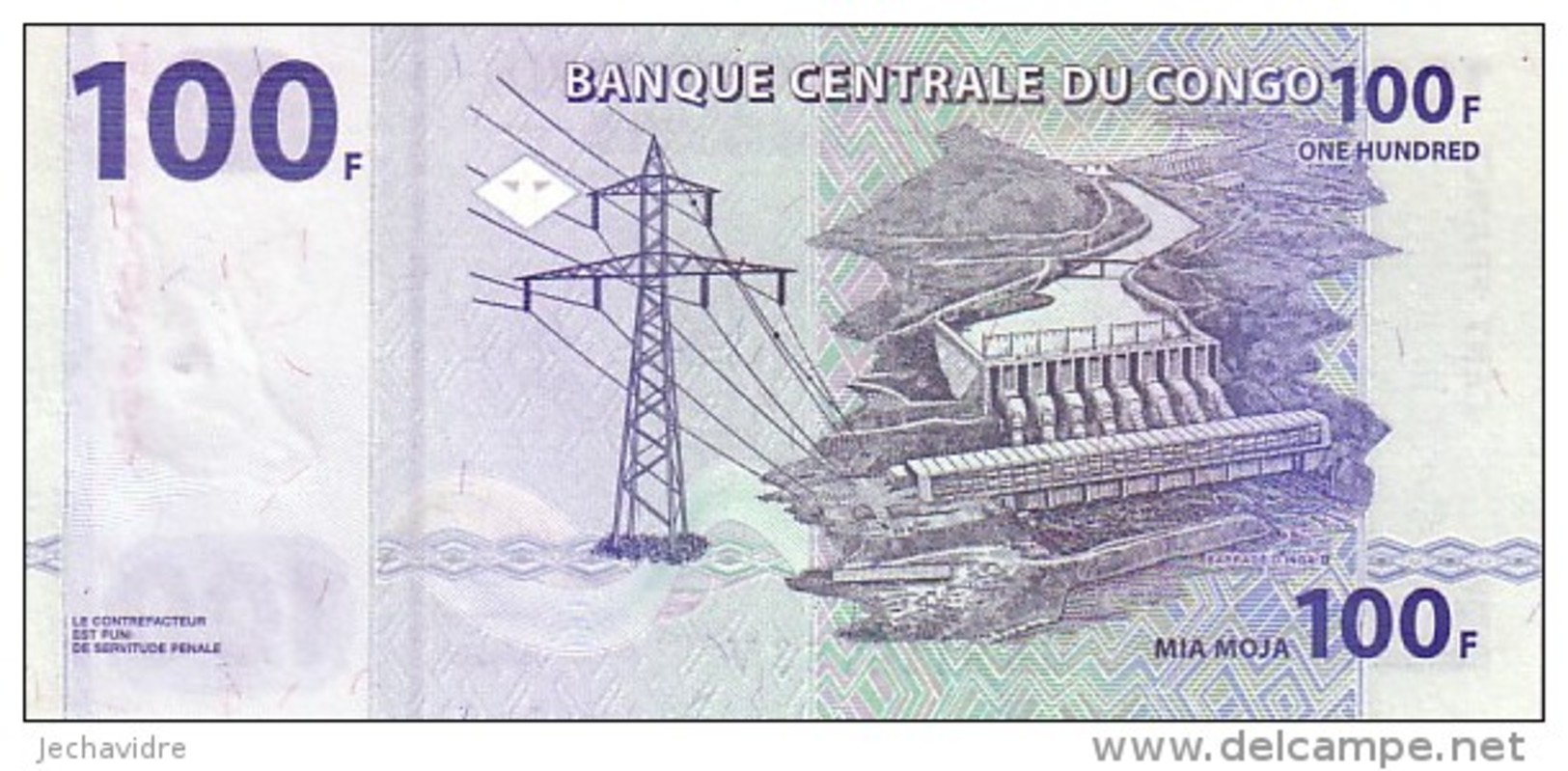 CONGO   100 Francs  Daté Du 31-07-2007      ***** BILLET  NEUF ***** - République Démocratique Du Congo & Zaïre