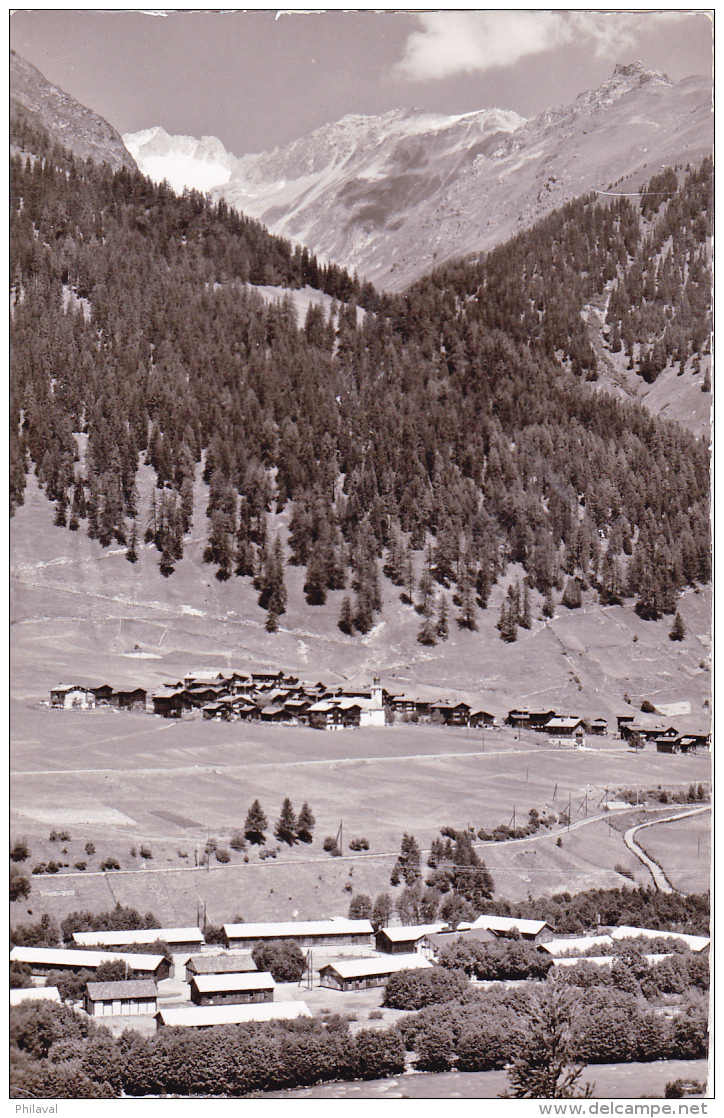 Gluringen Im Goms - Cachet Militaire Du Bât. 3/34 - 1954 - Goms