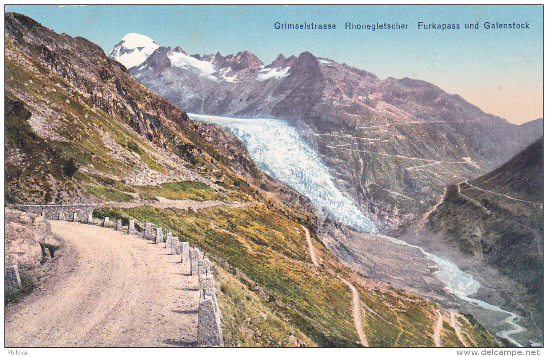 Grimselstrasse - Rhonegletscher - Furkapass - Galenstock - Lens