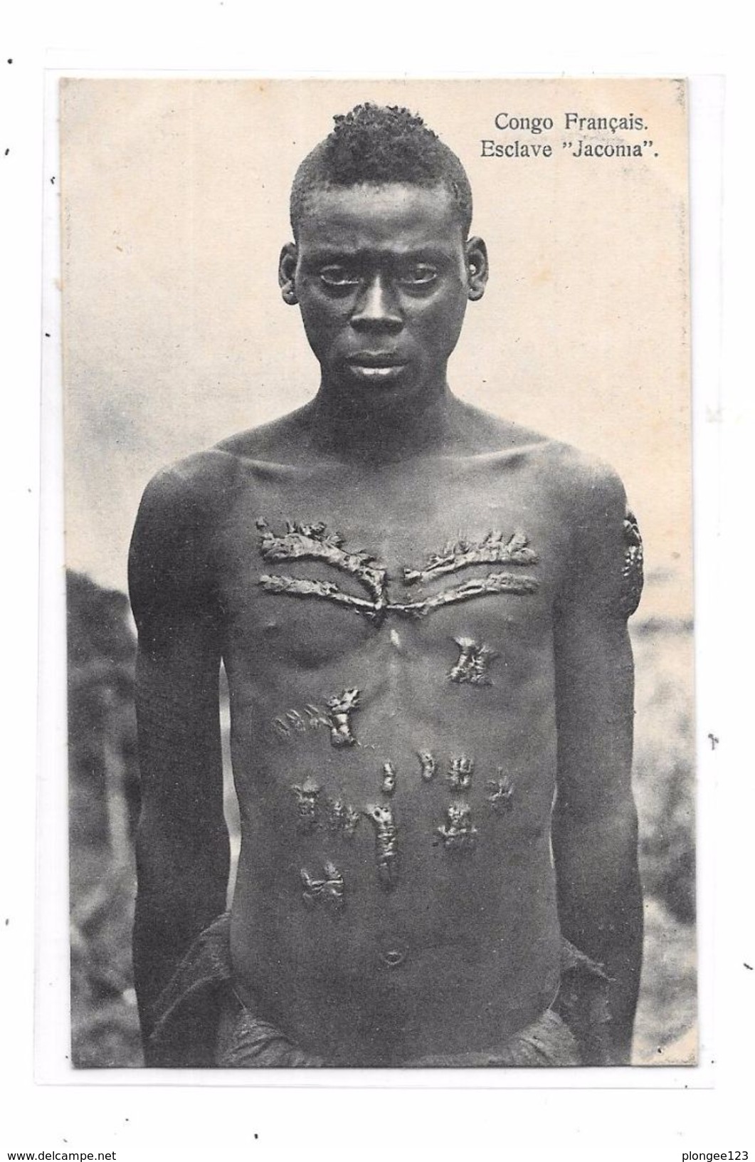 CONGO FRANCAIS : Esclave Jacoma, Scarification - Congo Français