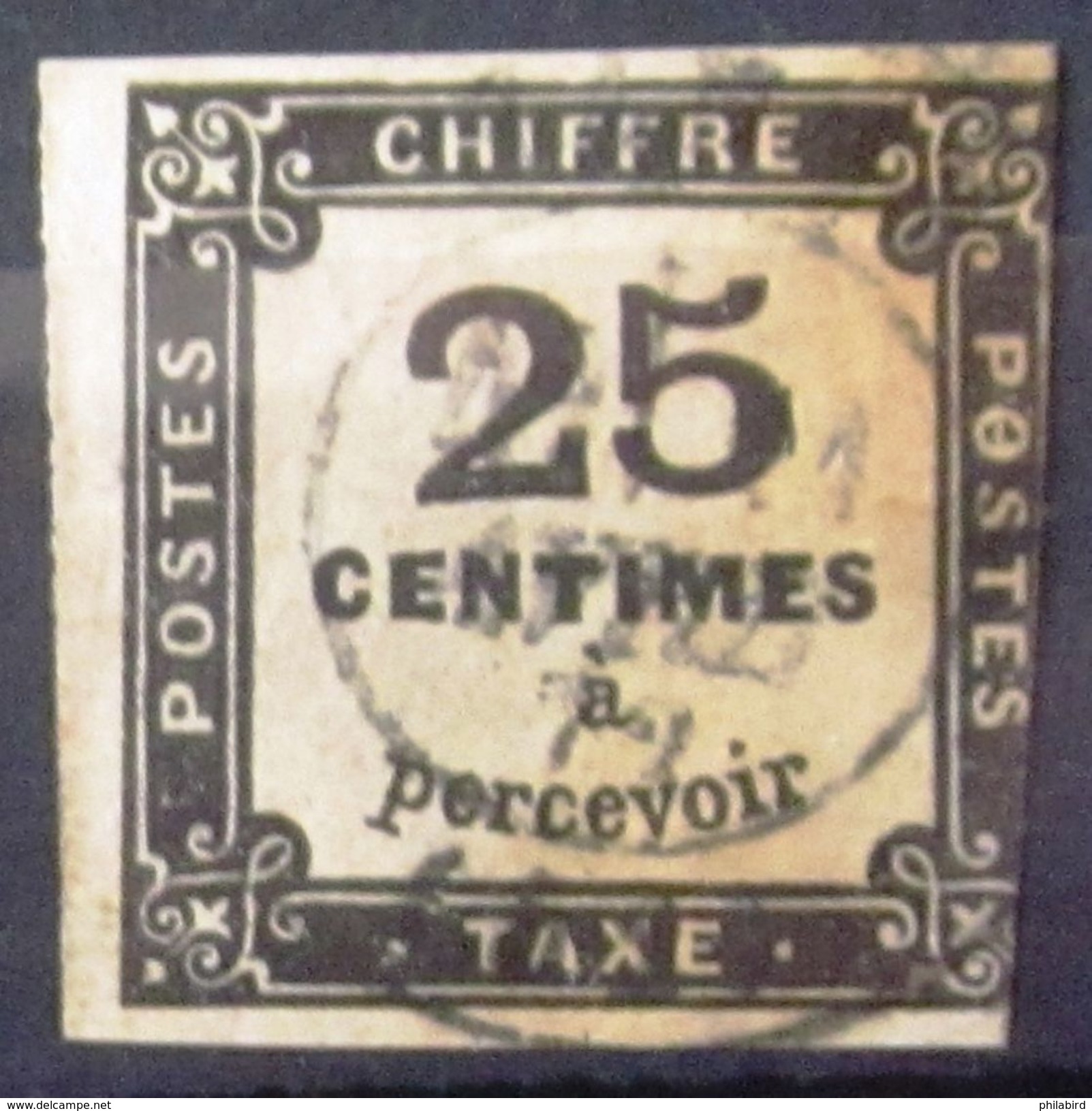 FRANCE            TAXE 5           OBLITERE - 1859-1959 Usados