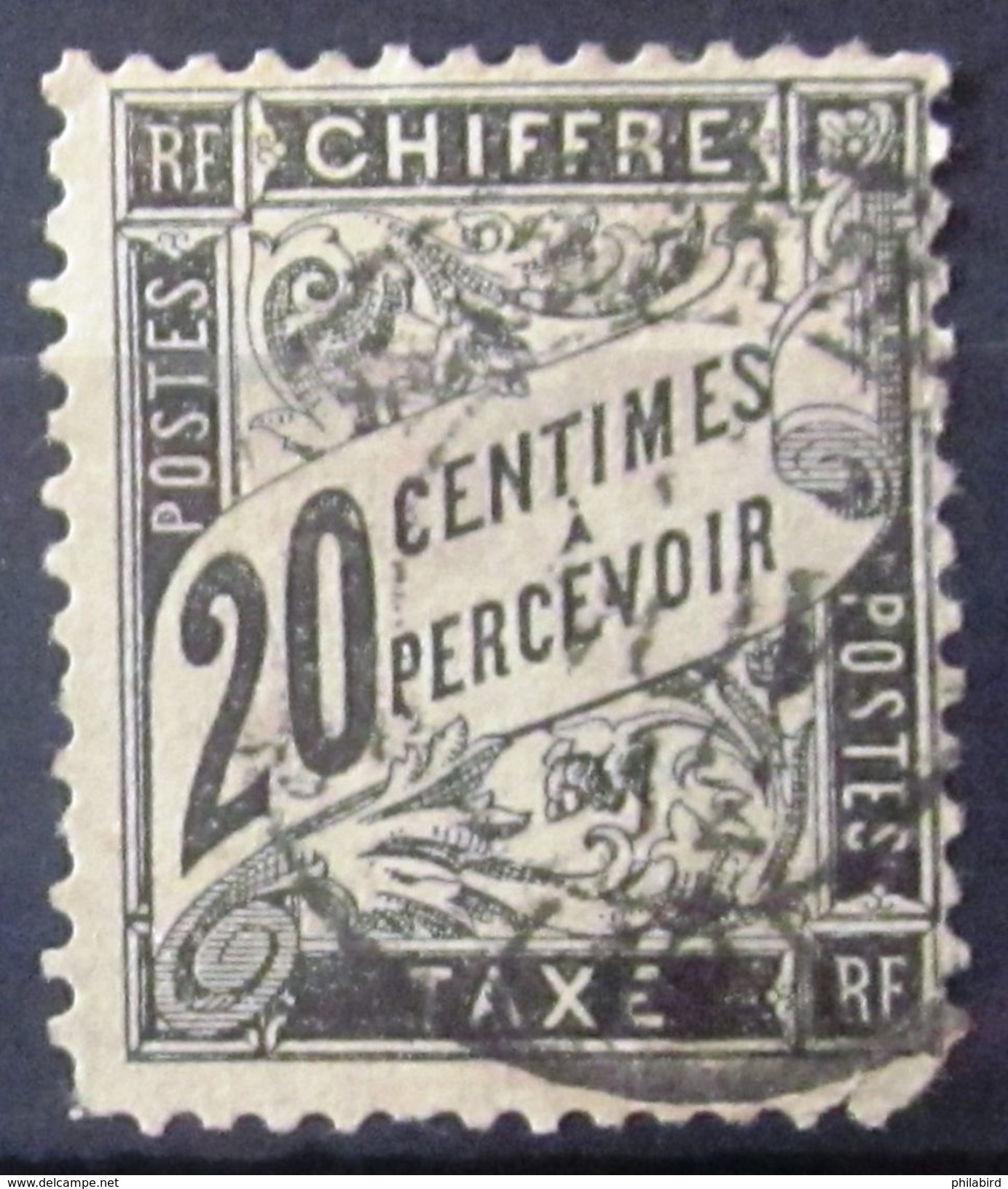 FRANCE            TAXE 17           OBLITERE          2° CHOIX - 1859-1959 Oblitérés