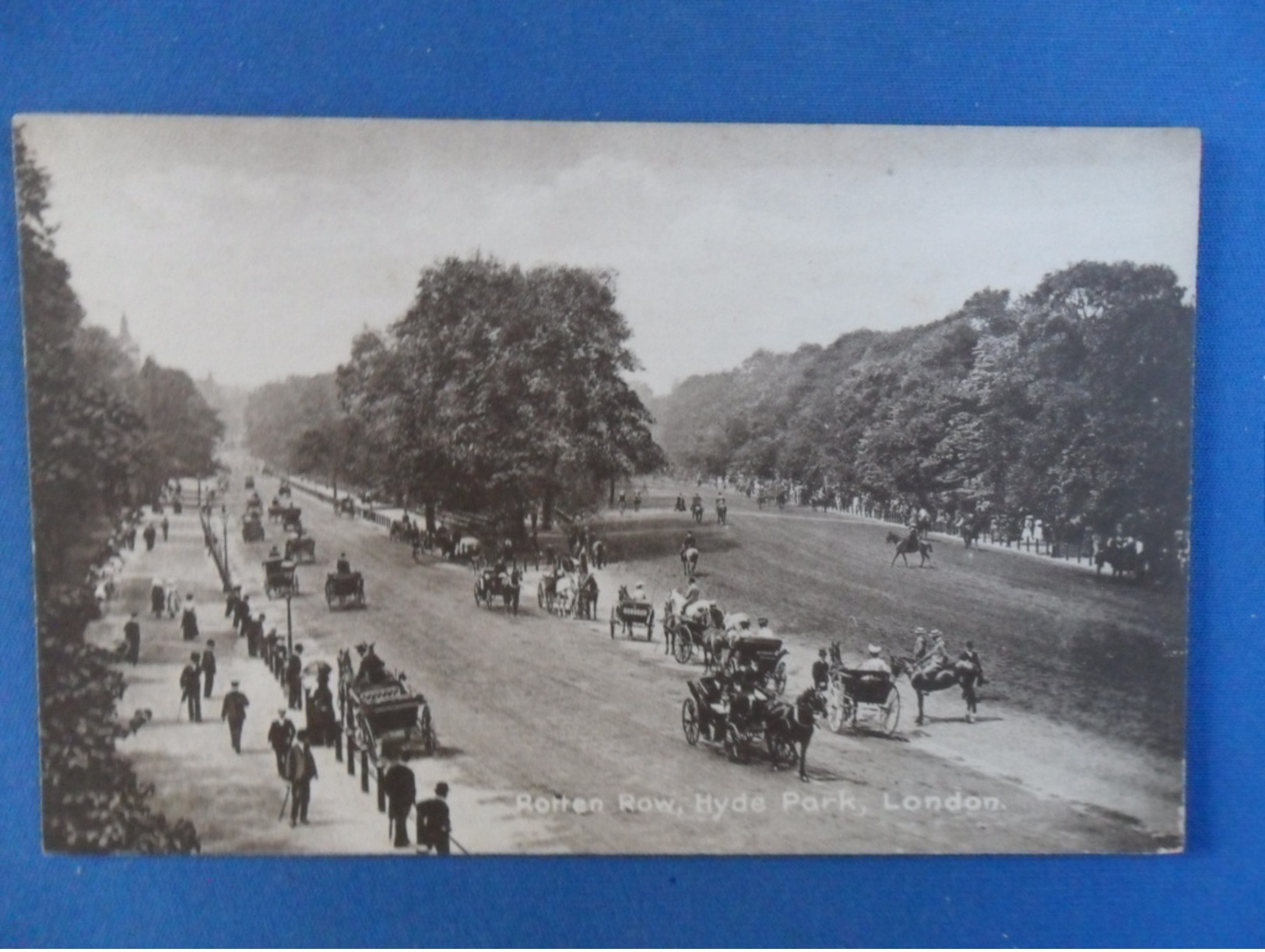 Old Post Card Of Rotten Row,Hyde Park,London,England, Y58. - Other & Unclassified