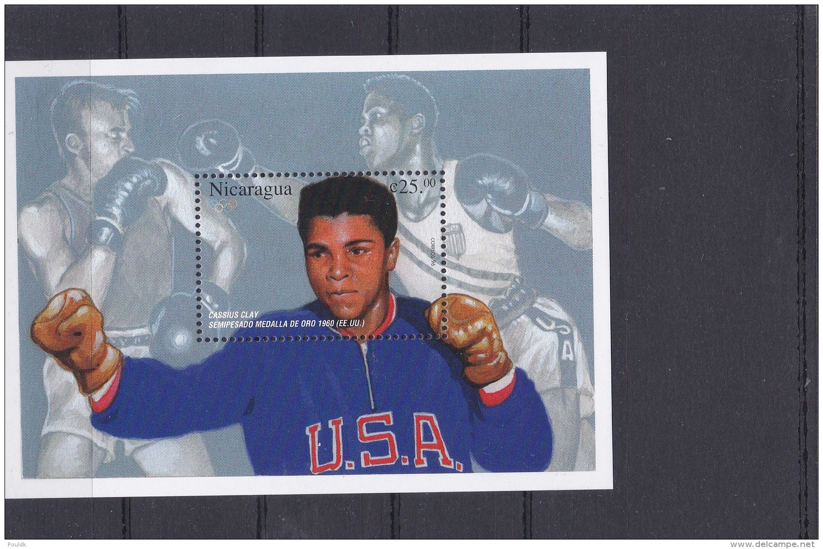 Nicaragua 1960 Olympic Games Rome - Cassius Clay Winner Boxing Souvenir Sheet - MNH/** (H25) - Sommer 1960: Rom