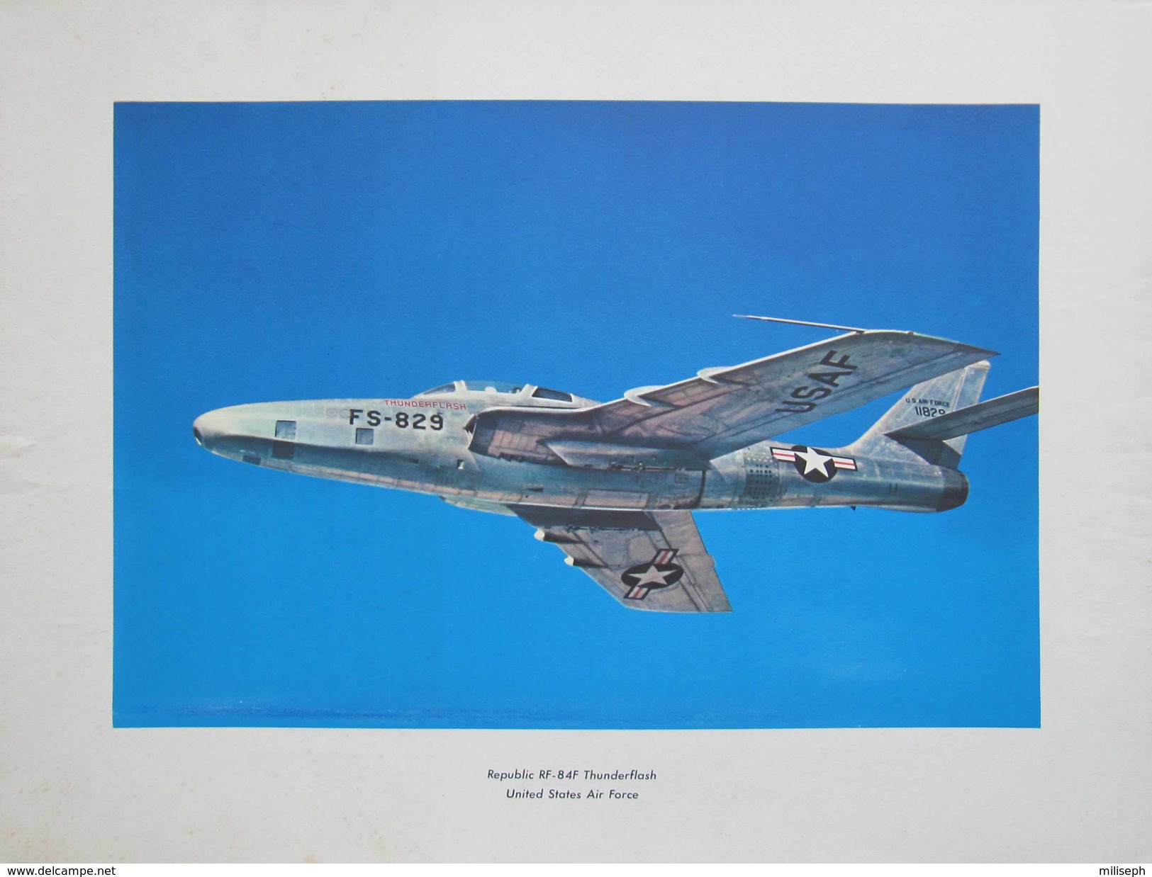 Photo AVION  REPUBLIC  RF - 84F  THUNDERFLASH - UNITED STADES AIR FORCE   (4397) - Luchtvaart