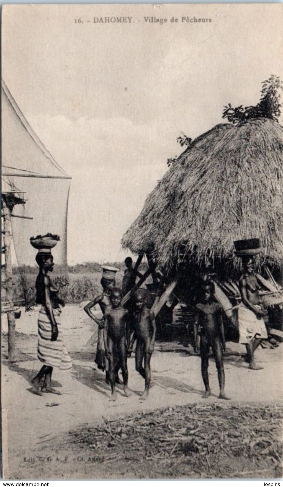 AFRIQUE --  DAHOMEY -- Village De Pêcheurs - Dahomey