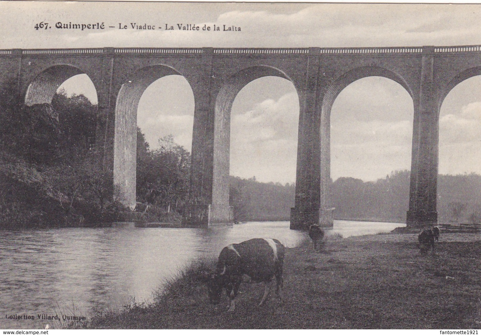 QUIMPERLE  LE VIADUC LA VALLEE DE LA LAÏTA (dil317) - Quimperlé