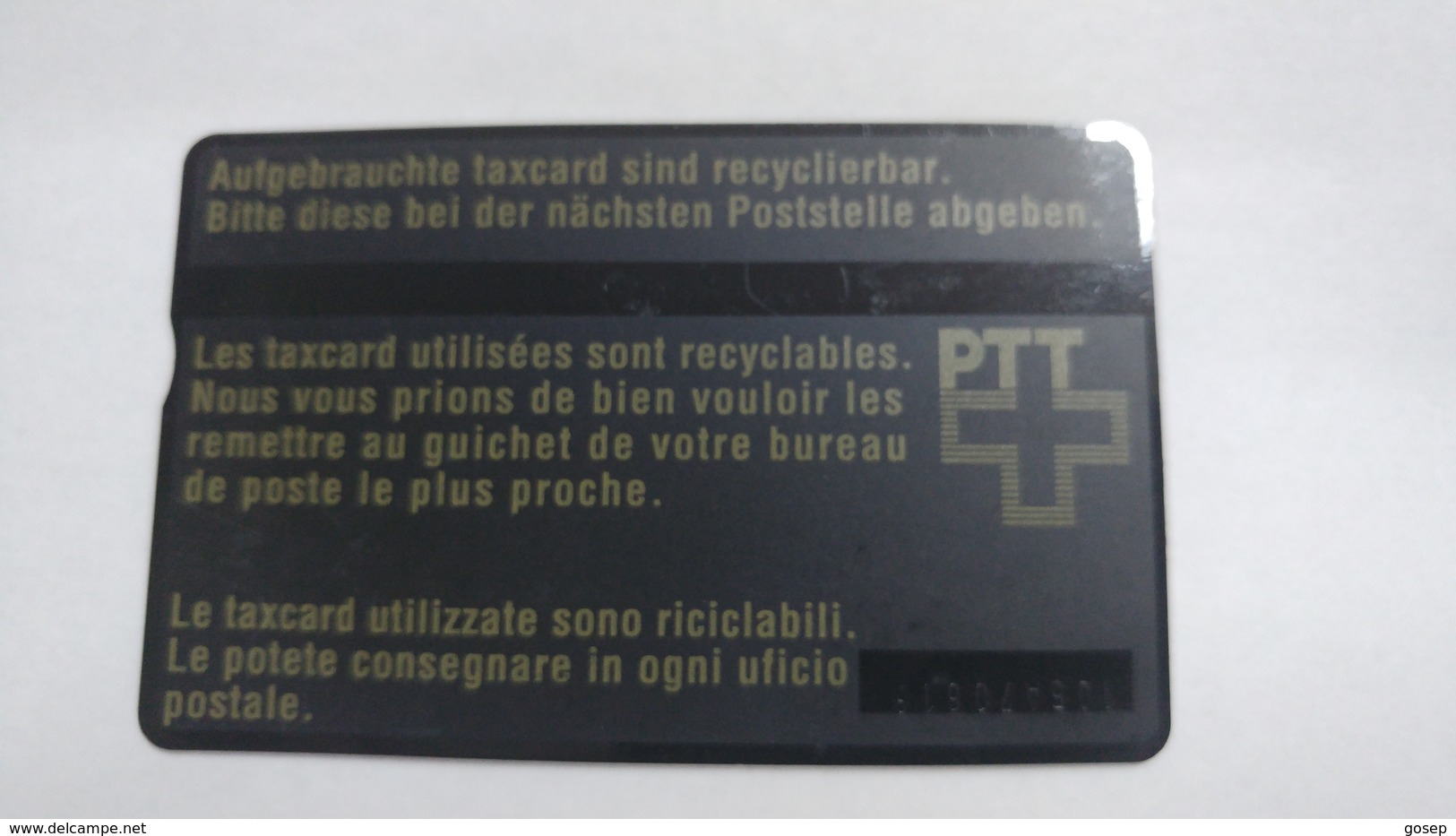 Switzerland-(s011.1A-p11a)-owls-(10chf)-(105aa)-tirage-100.000-used Card - Svizzera