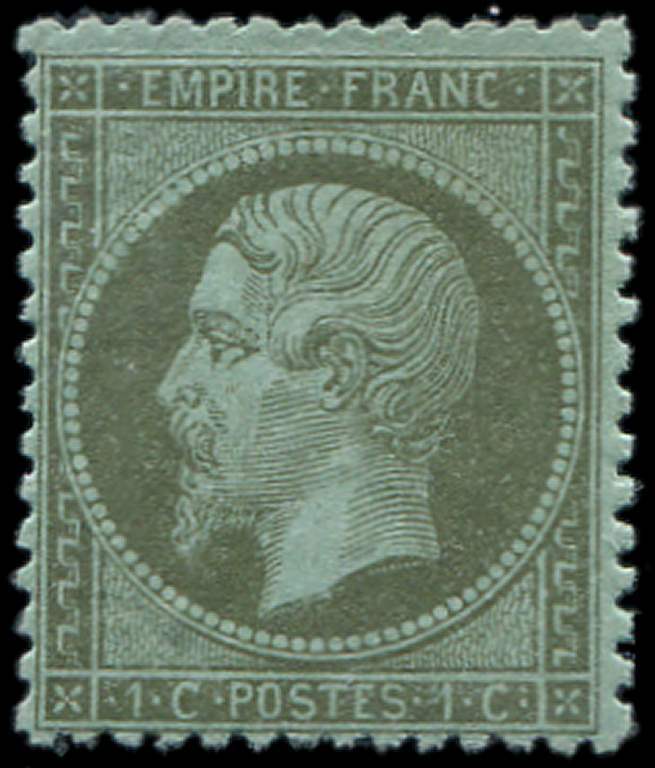 * 19    1c. Olive, Frais Et TB - 1862 Napoléon III