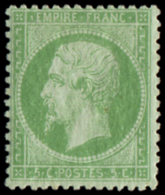 * 20    5c. Vert, TB - 1862 Napoléon III