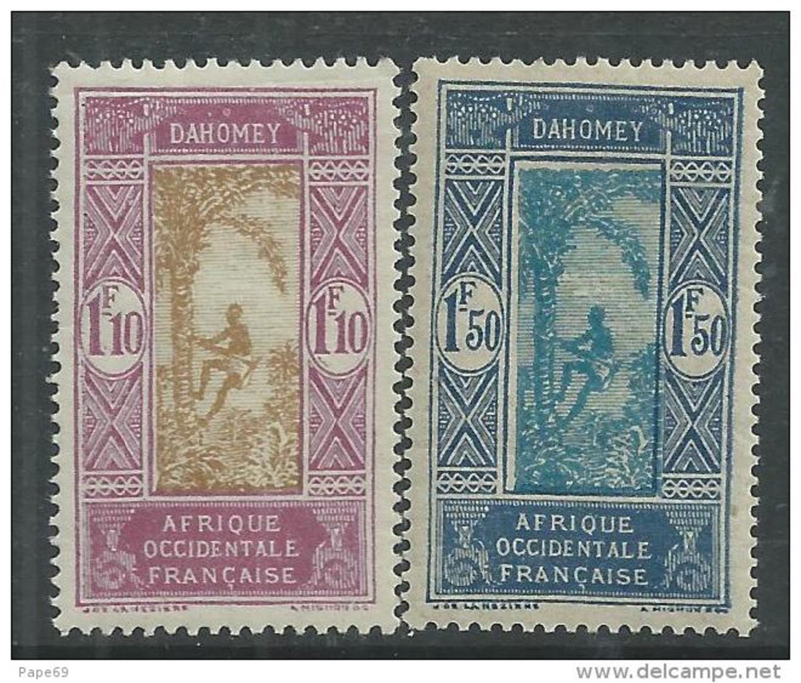 Dahomey  N° 93+ 95 XX   Les 2 Valeurs Sans  Charnière,  TB - Other & Unclassified