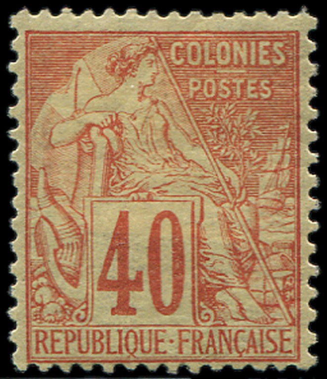 * 57   40c. Rouge Orange, TB - Autres & Non Classés