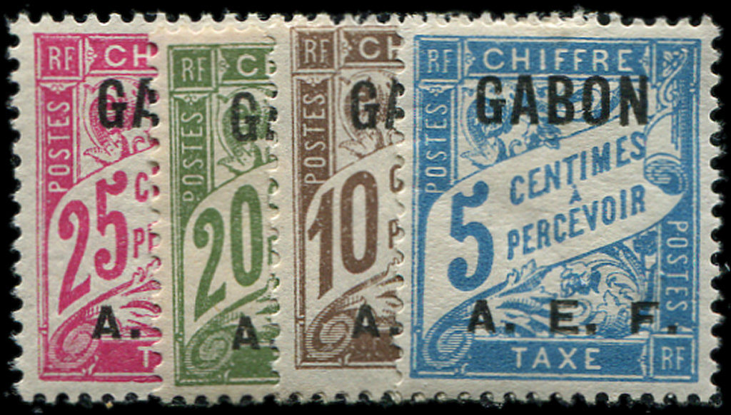 * GABON Taxe 1/11 : La Série, TB - Autres & Non Classés