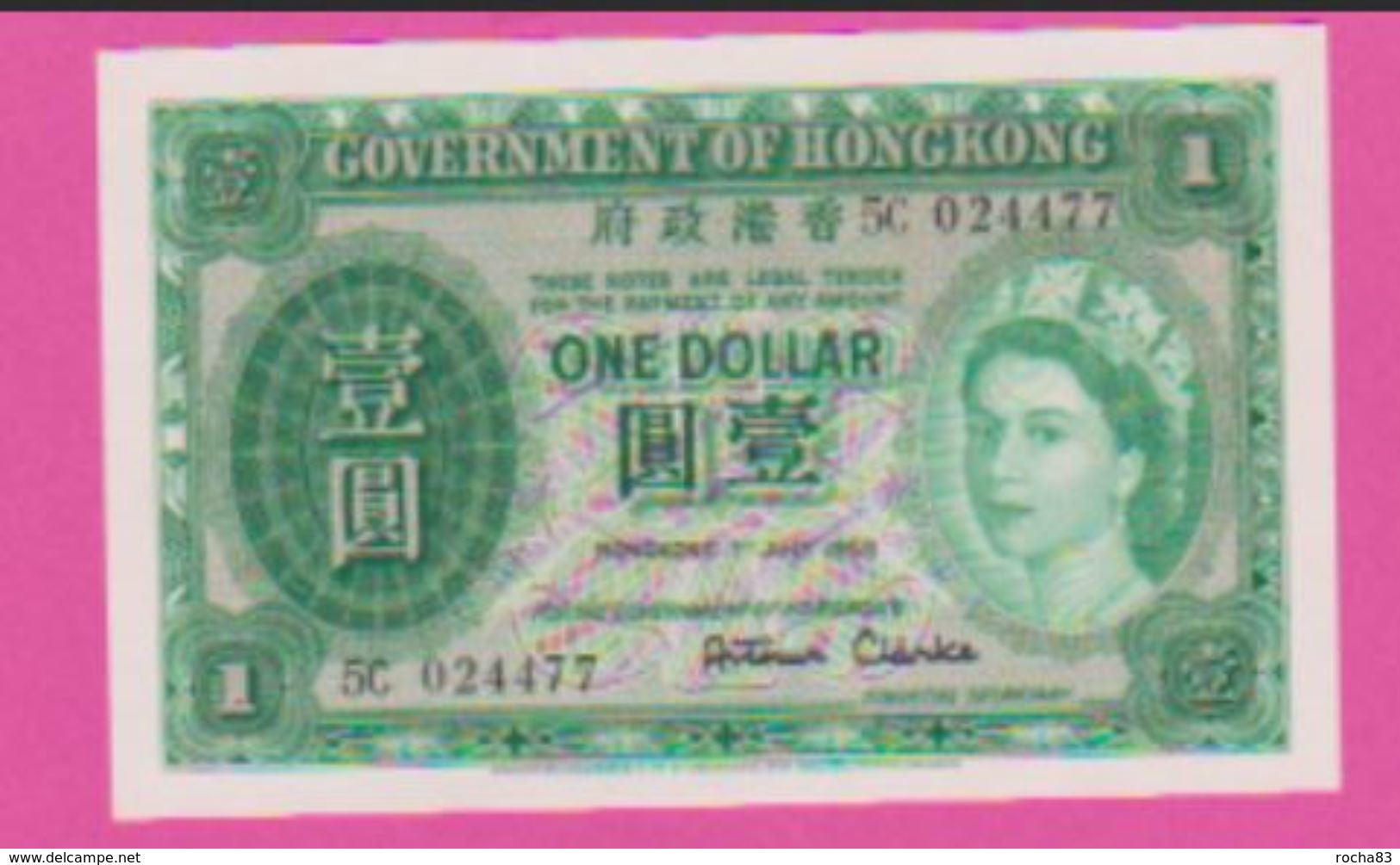 HONG KONG - 1 Dollar  01 07 1958 - Pick 324A/b UNC - Hong Kong