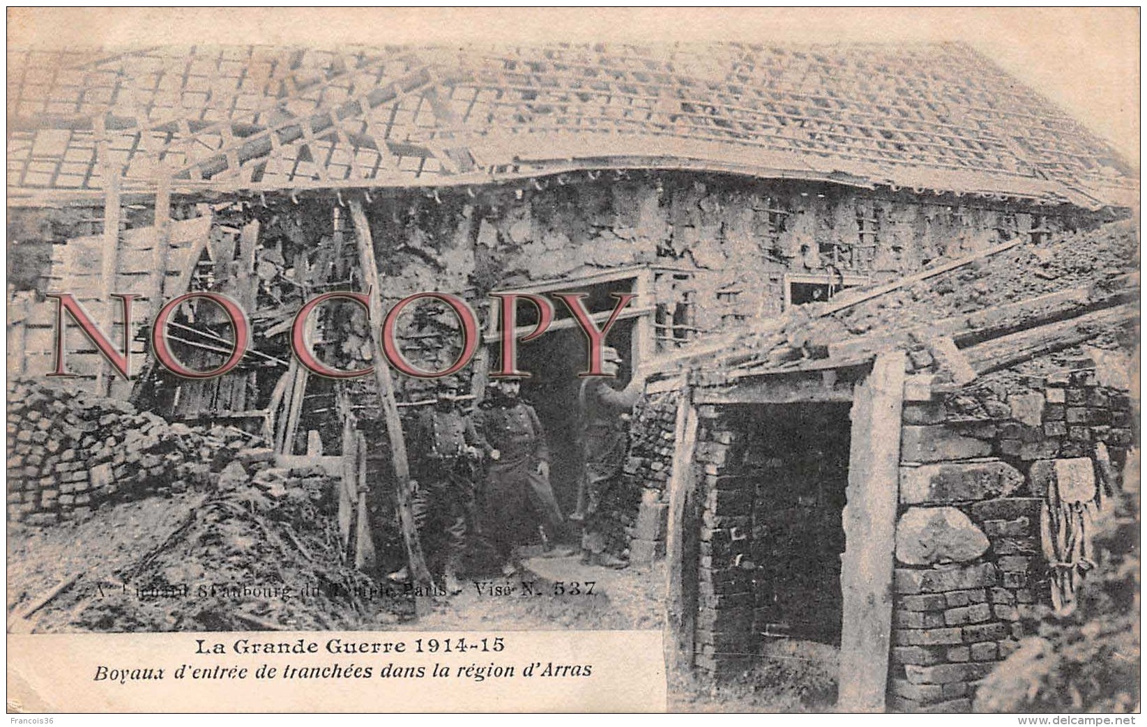 (62) La Grande Guerre 1914 1915 - Boyaux D'entrée De Tranchées Dans La Région D'Arras - Arras