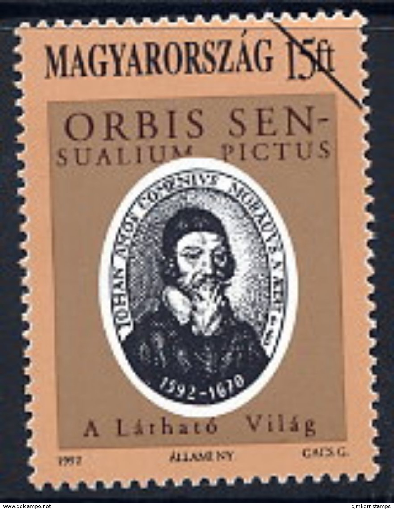 HUNGARY 1992 Komensky Quatercentenary  With Specimen / Muster Cancellation MNH / **.  Michel 4188 - Neufs