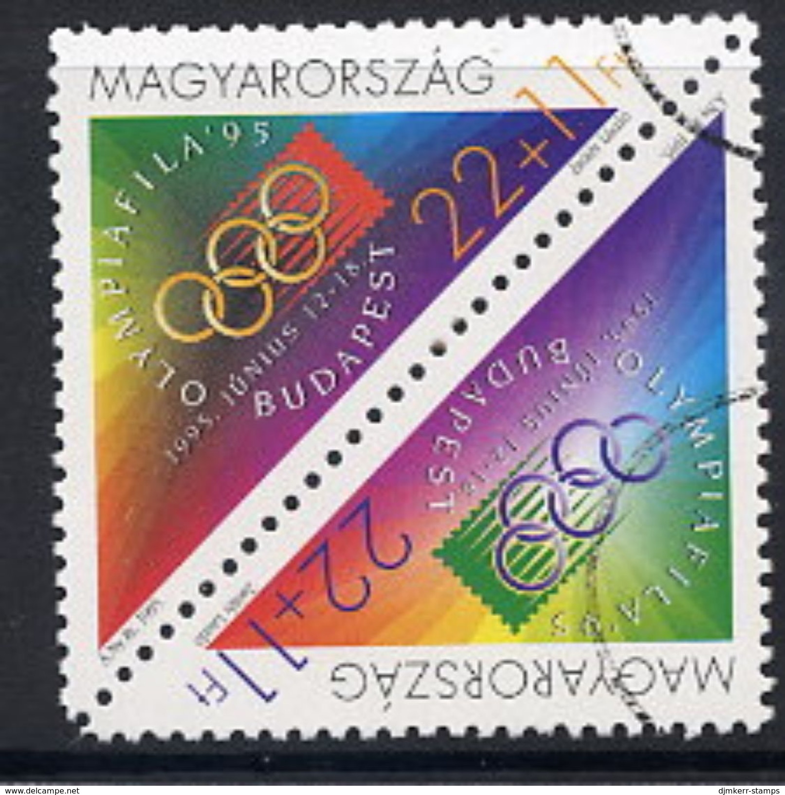 HUNGARY 1995 OLYMPIAFILA '95 With Specimen / Muster Cancellation MNH / **.  Michel 4347-48 - Ungebraucht