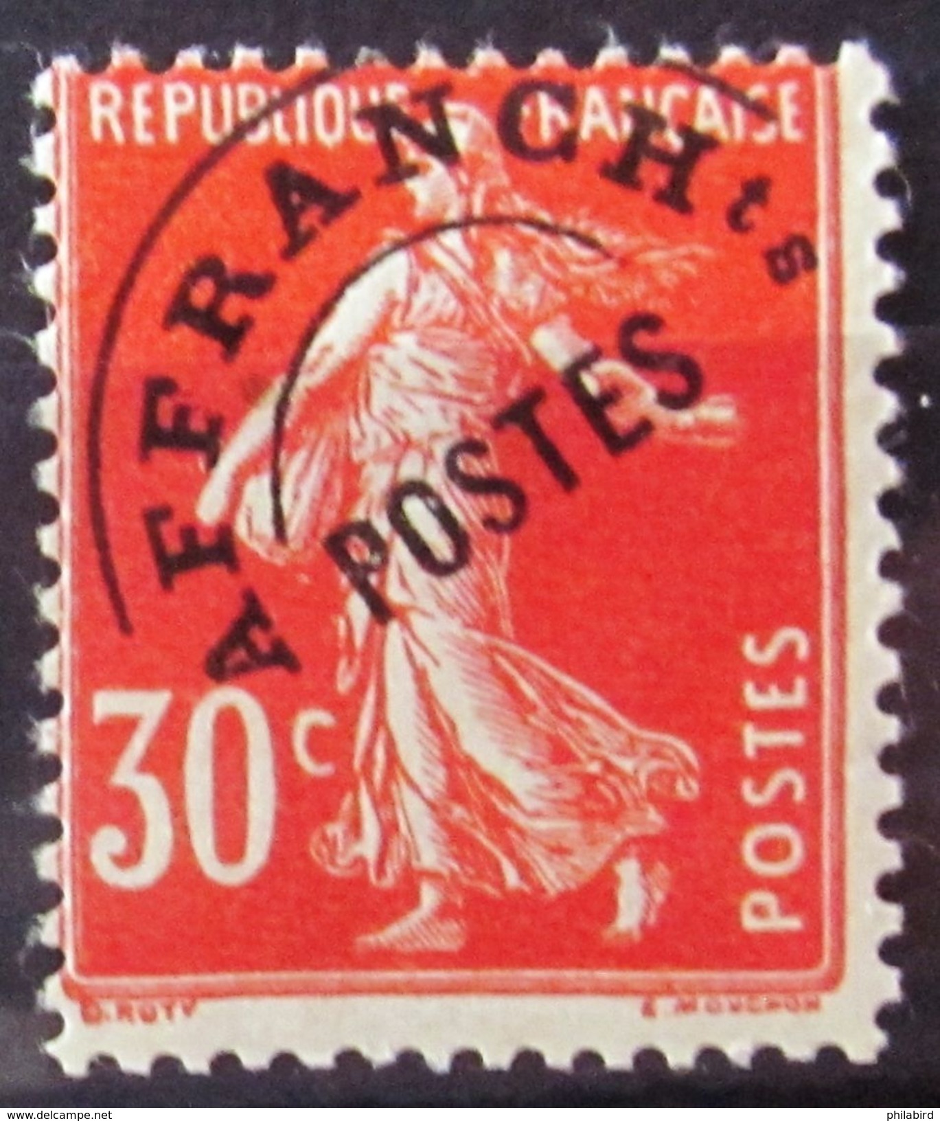 FRANCE              PREO. N° 58            NEUF** - 1893-1947