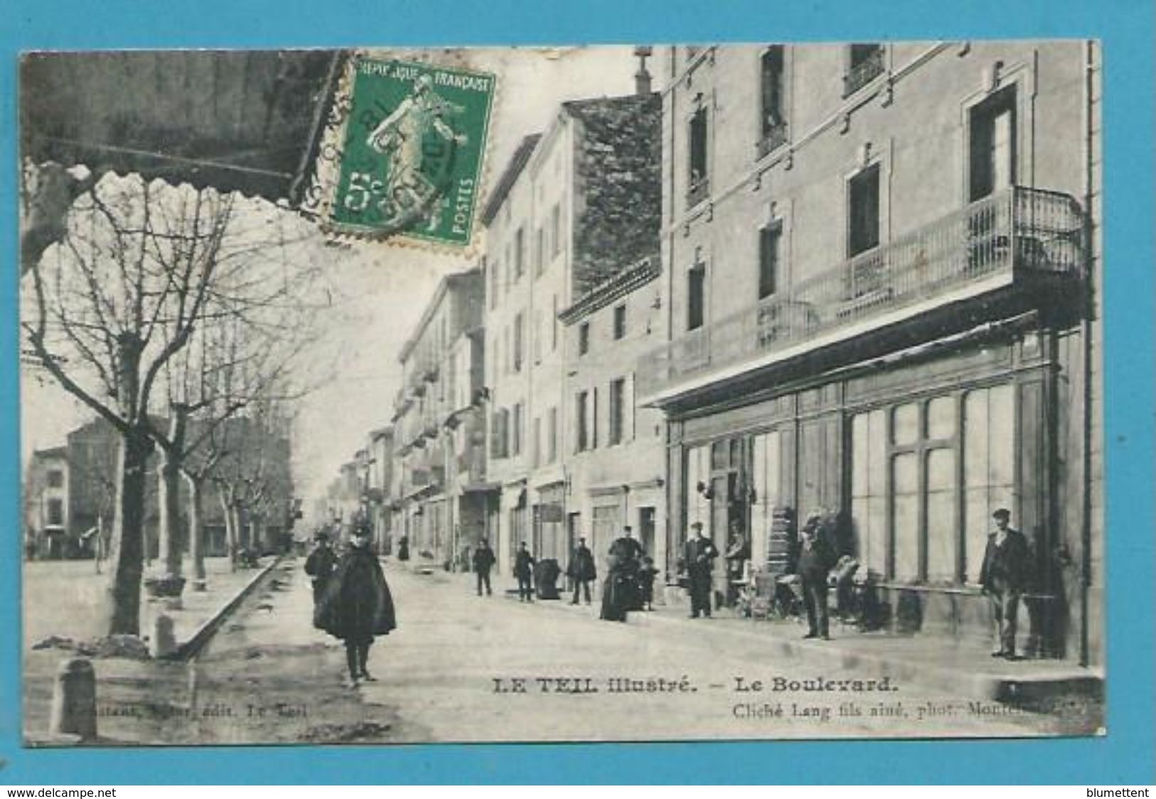 CPA Le Boulevard LE TEIL 07 - Le Teil