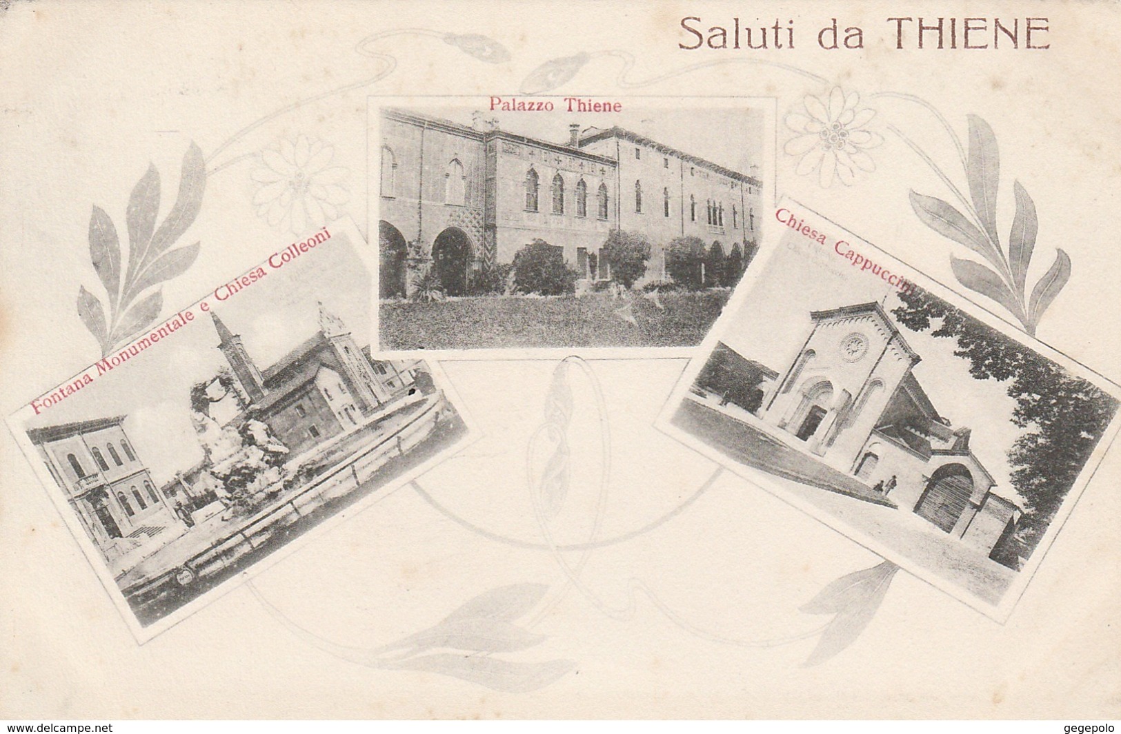 Saluti Da THIENE - 2 Cartes Postales - Vicenza