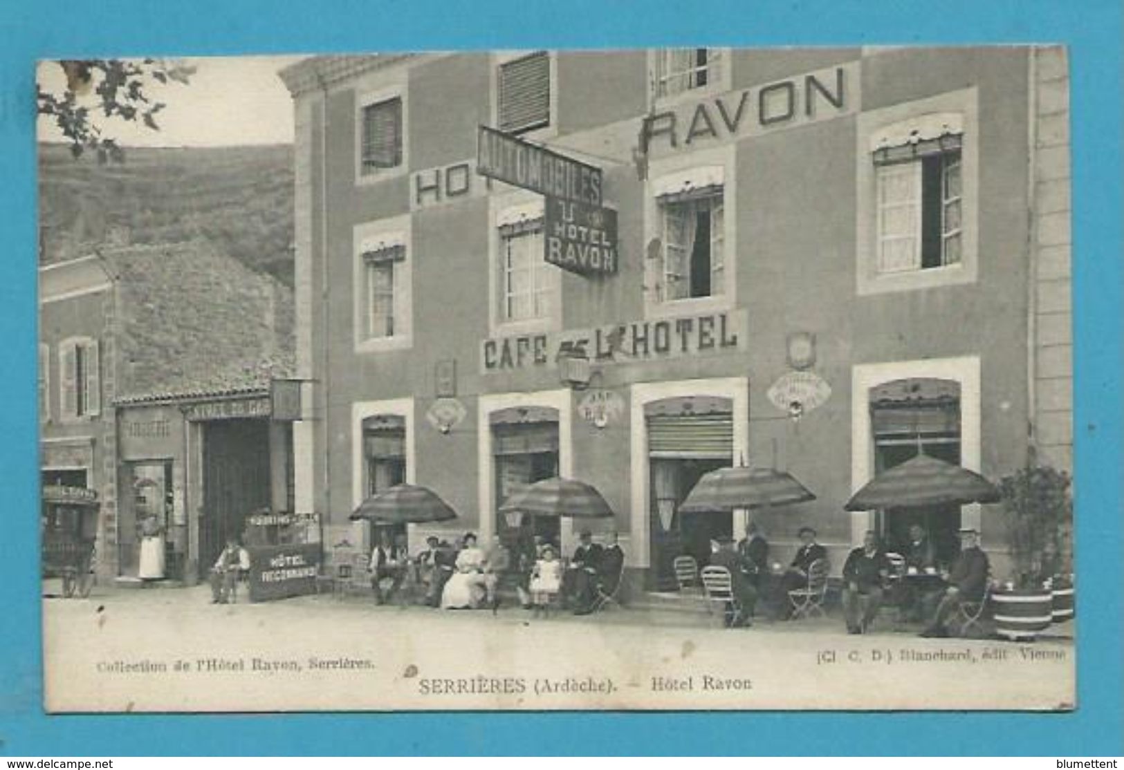 CPA Hôtel Ravon SERRIERES 07 - Serrières