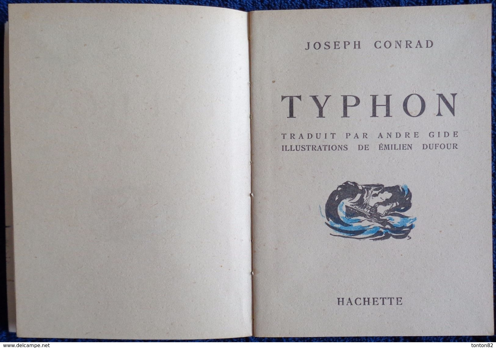 Joseph Conrad - TYPHON - Bibliothèque De La Jeunesse - ( 1947 ) . - Bibliotheque De La Jeunesse