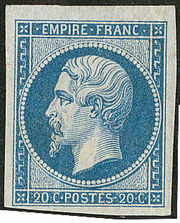 * No 14II, Petit Bdf, Très Frais. - TB - 1853-1860 Napoleon III