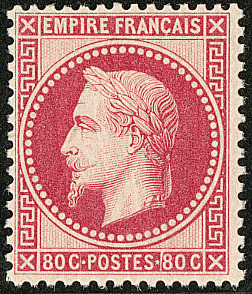 * No 32b, Rose Vif, Très Frais. - TB. - R - 1863-1870 Napoleone III Con Gli Allori