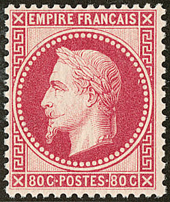 ** No 32c, Rose Carminé, Superbe. - R - 1863-1870 Napoléon III. Laure