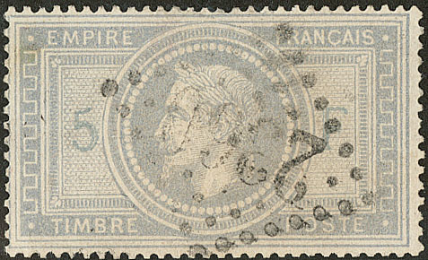 No 33, Obl Gc 2360. - TB - 1863-1870 Napoleon III With Laurels