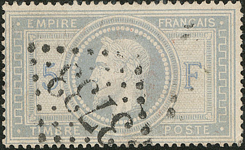 No 33, Obl Gc 3733. - TB - 1863-1870 Napoleon III With Laurels