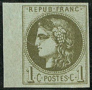 * No 39IIIa, Impression Usée, Bdf, Gomme Altérée Sinon TB - 1870 Bordeaux Printing