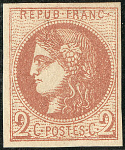 * No 40IIa. - TB - 1870 Bordeaux Printing