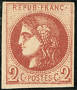 * No 40IId. - TB - 1870 Bordeaux Printing