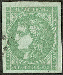 No 42II, Pos. 9. - TB - 1870 Bordeaux Printing