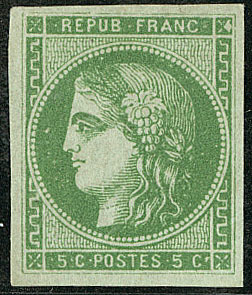 (*) No 42IIg, Très Frais. - TB - 1870 Bordeaux Printing