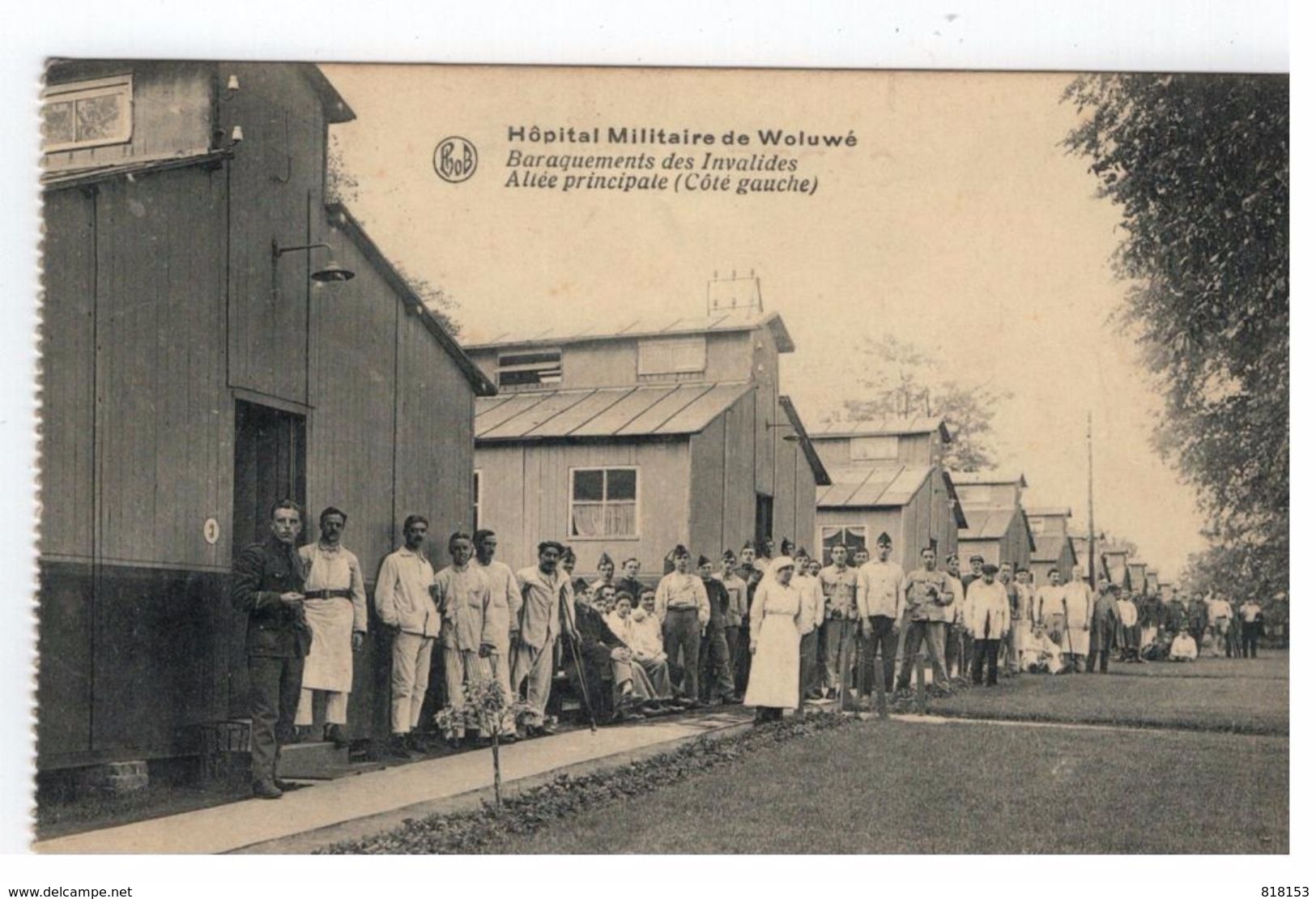 HOPITAL MILITAIRE De WOLUWE - KRYGS GASTHUIS Van WOLUWE :Barraquements Des Invalides 1920 - Woluwe-St-Pierre - St-Pieters-Woluwe