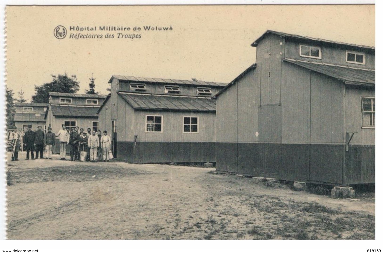 HOPITAL MILITAIRE De WOLUWE - KRYGS GASTHUIS Van WOLUWE :Réfectoires Des Troupes 1920 - Woluwe-St-Pierre - St-Pieters-Woluwe