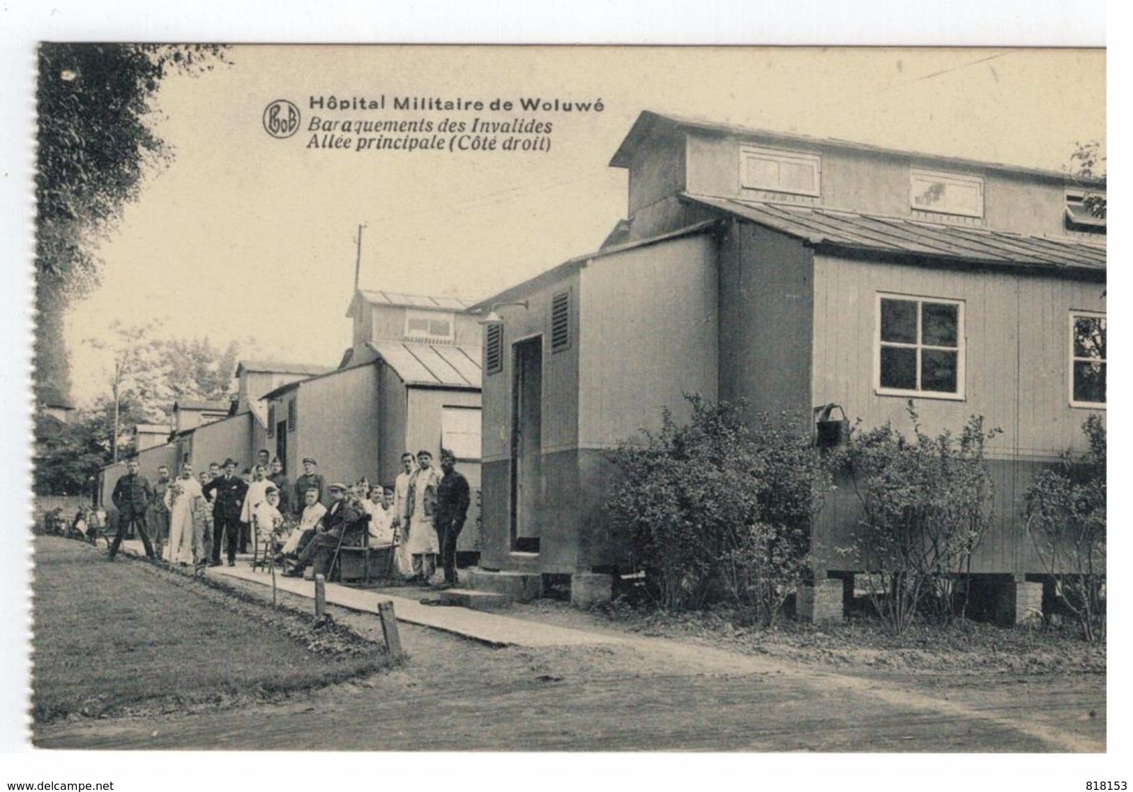 HOPITAL MILITAIRE De WOLUWE - KRYGS GASTHUIS Van WOLUWE :Baraquements Des Invalides 1920 - Woluwe-St-Pierre - St-Pieters-Woluwe