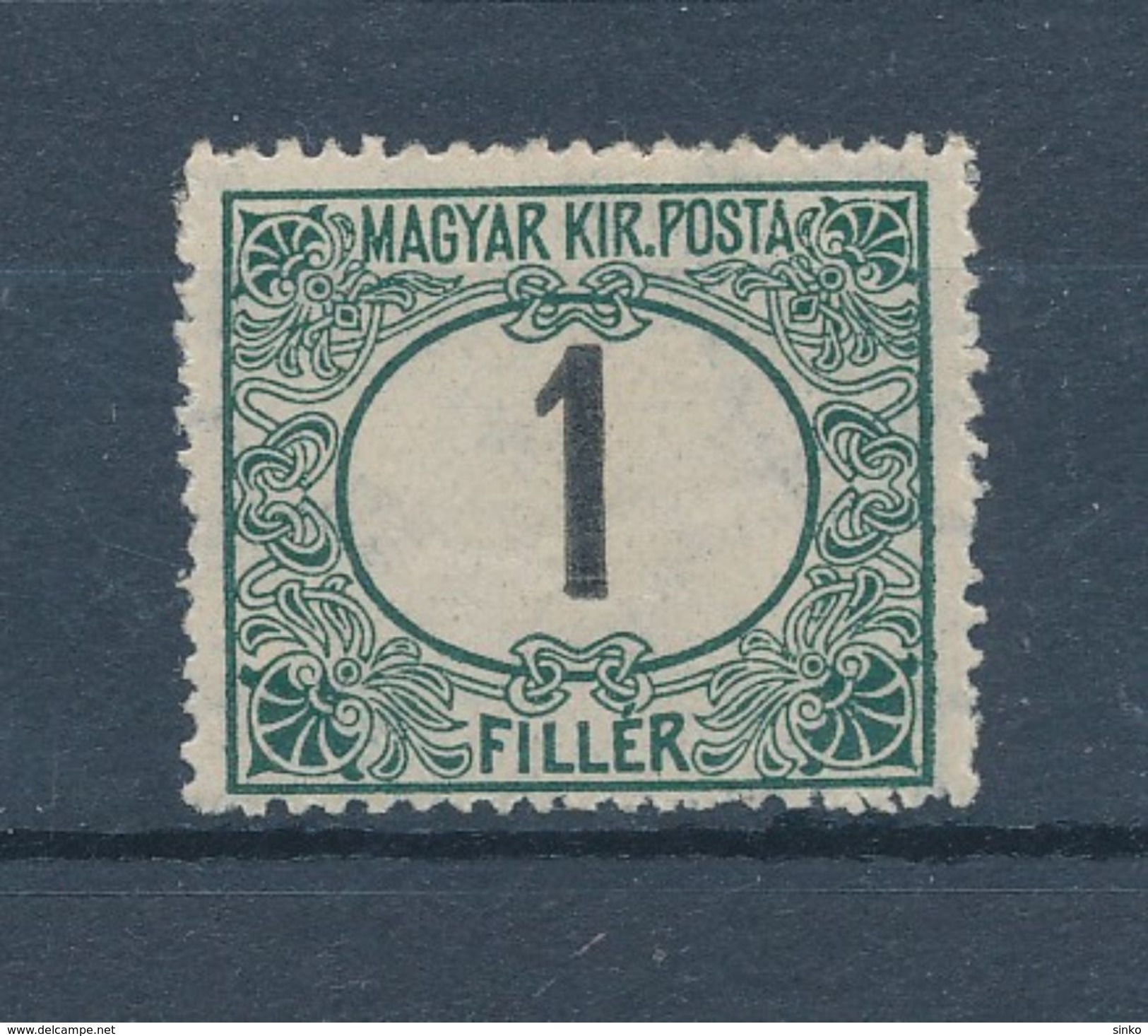 1909. Green Postage Due Stamp IV. :) - Postage Due