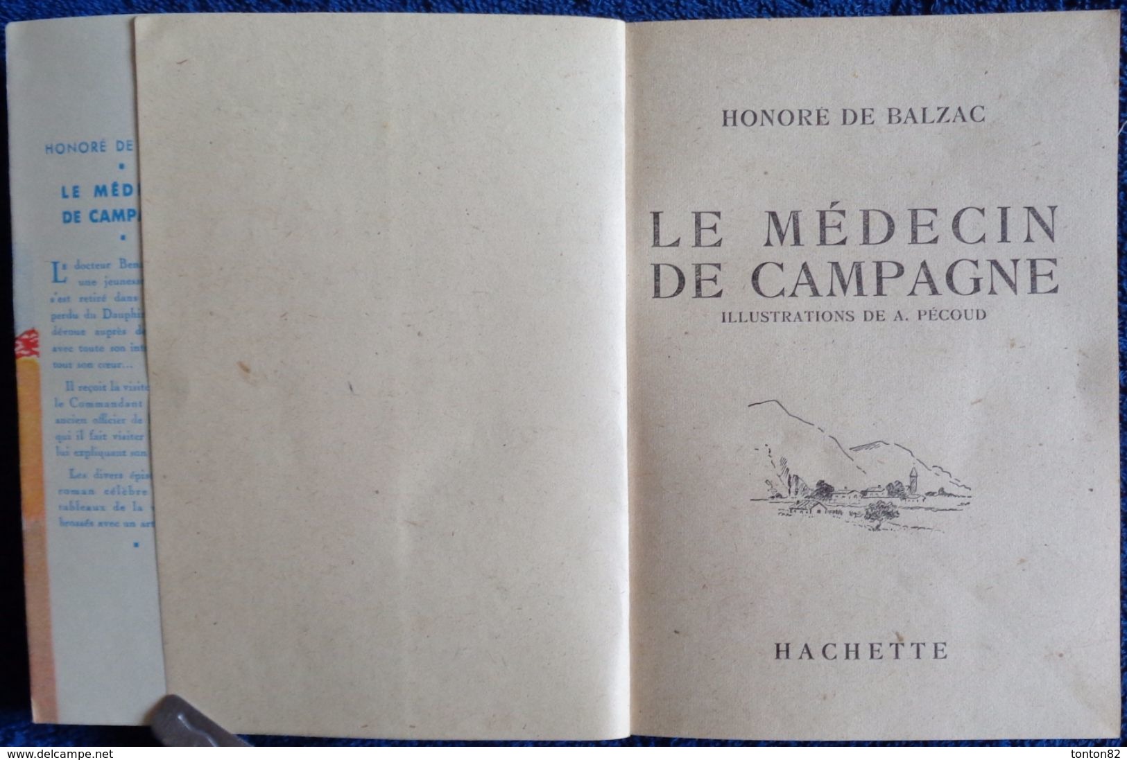 Honoré De Balzac - Le Médecin De Campagne - Bibliothèque De La Jeunesse - ( 1948 ) - Illustrations : André Pécoud . - Bibliothèque De La Jeunesse