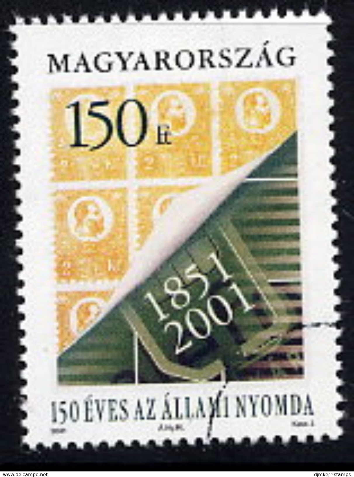 HUNGARY 2001 State Stamp Printing Works With Specimen / Muster Cancellation MNH / **.  Michel 4700 - Neufs
