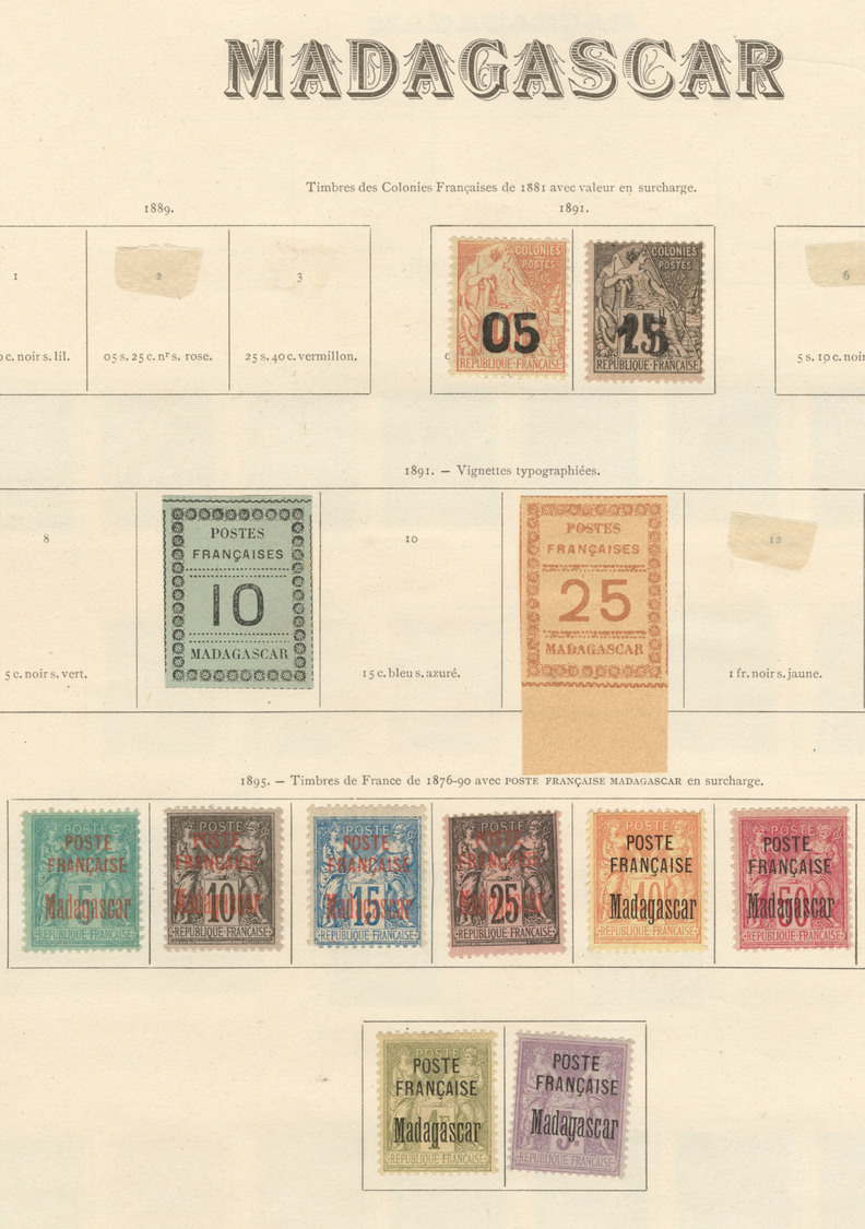 * Collection. 1891-1946 (Poste, PA, Taxe, CPx, BF), Valeurs Moyennes Et Séries Complètes, Qqs Obl. - TB - Other & Unclassified