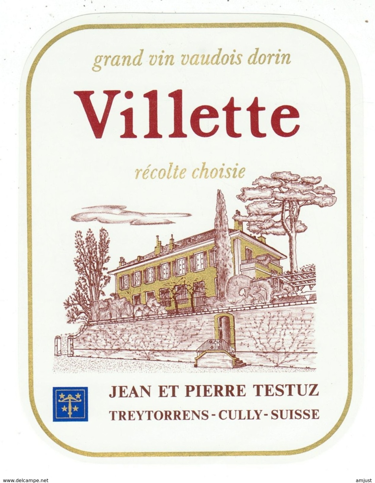 Rare // Vilette, J P Testuz Treytorrens-Dézaley, Vaud // Suisse - Autres & Non Classés