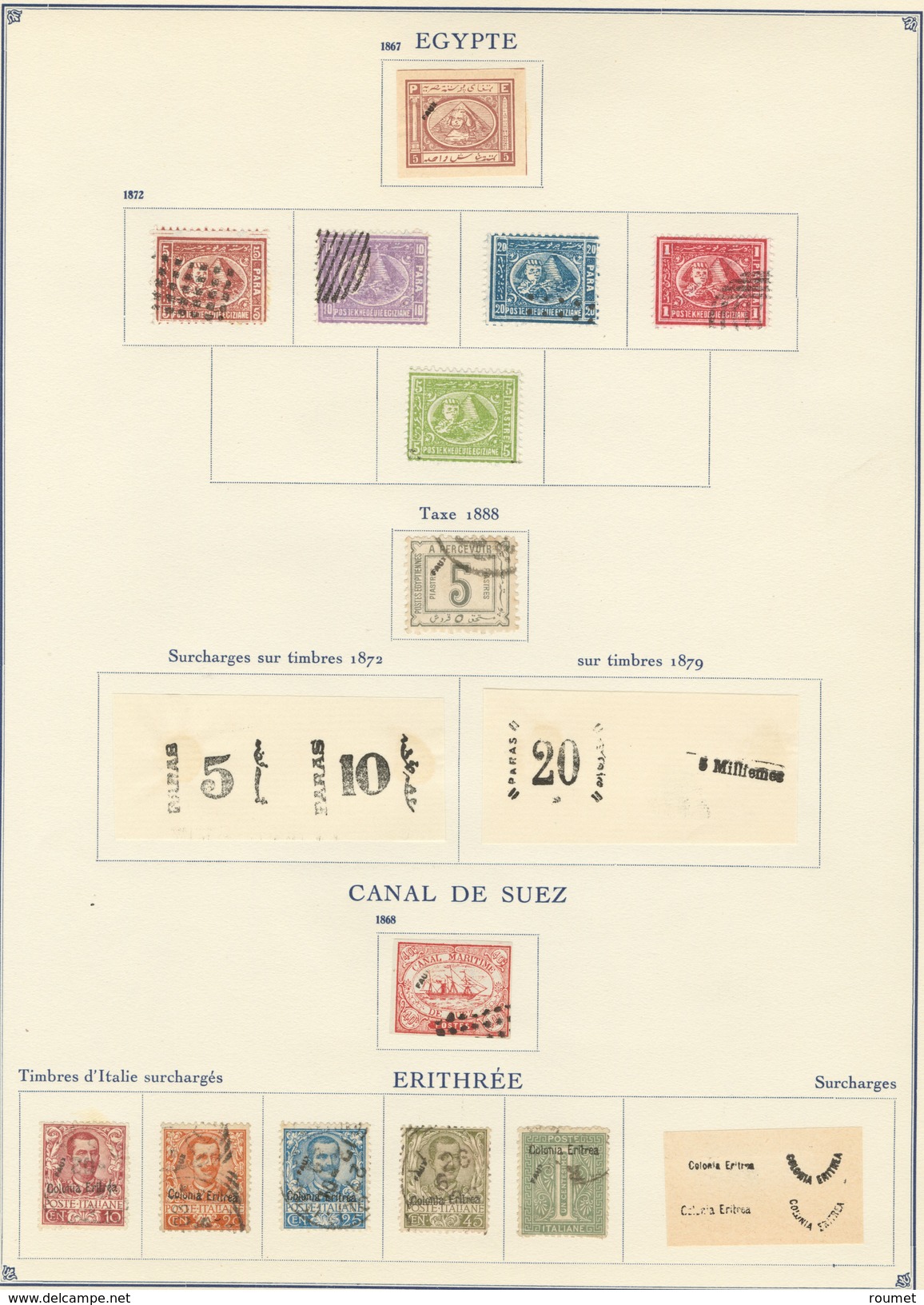 Album faux Fournier "Fac similé". Numéro manquant, édité par l'Union Philatélique de Genève, couverture en état moyen ma