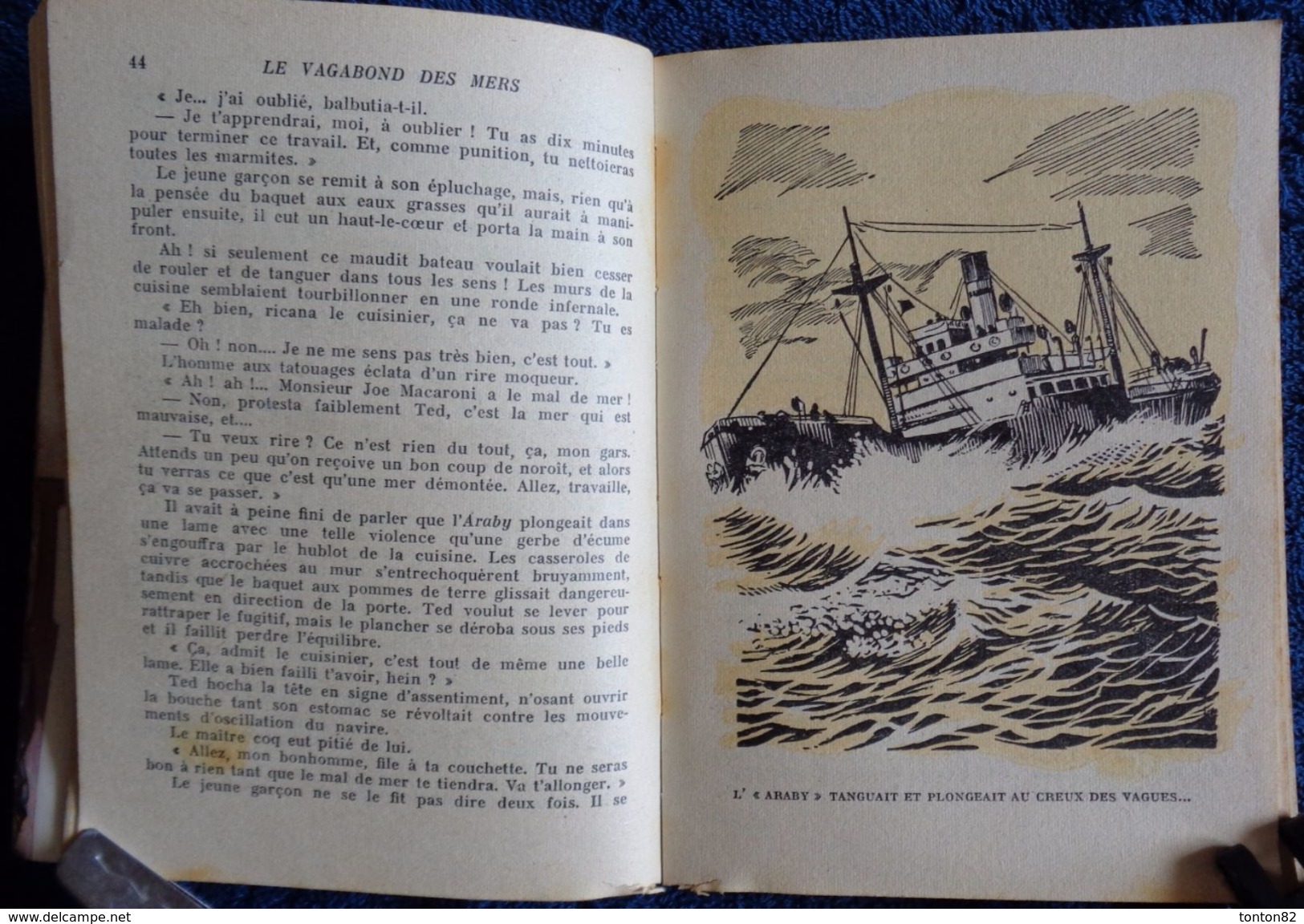 Howard Pease - Le Vagabond Des Mers - Bibliothèque De La Jeunesse - ( 1951 ) . - Bibliothèque De La Jeunesse