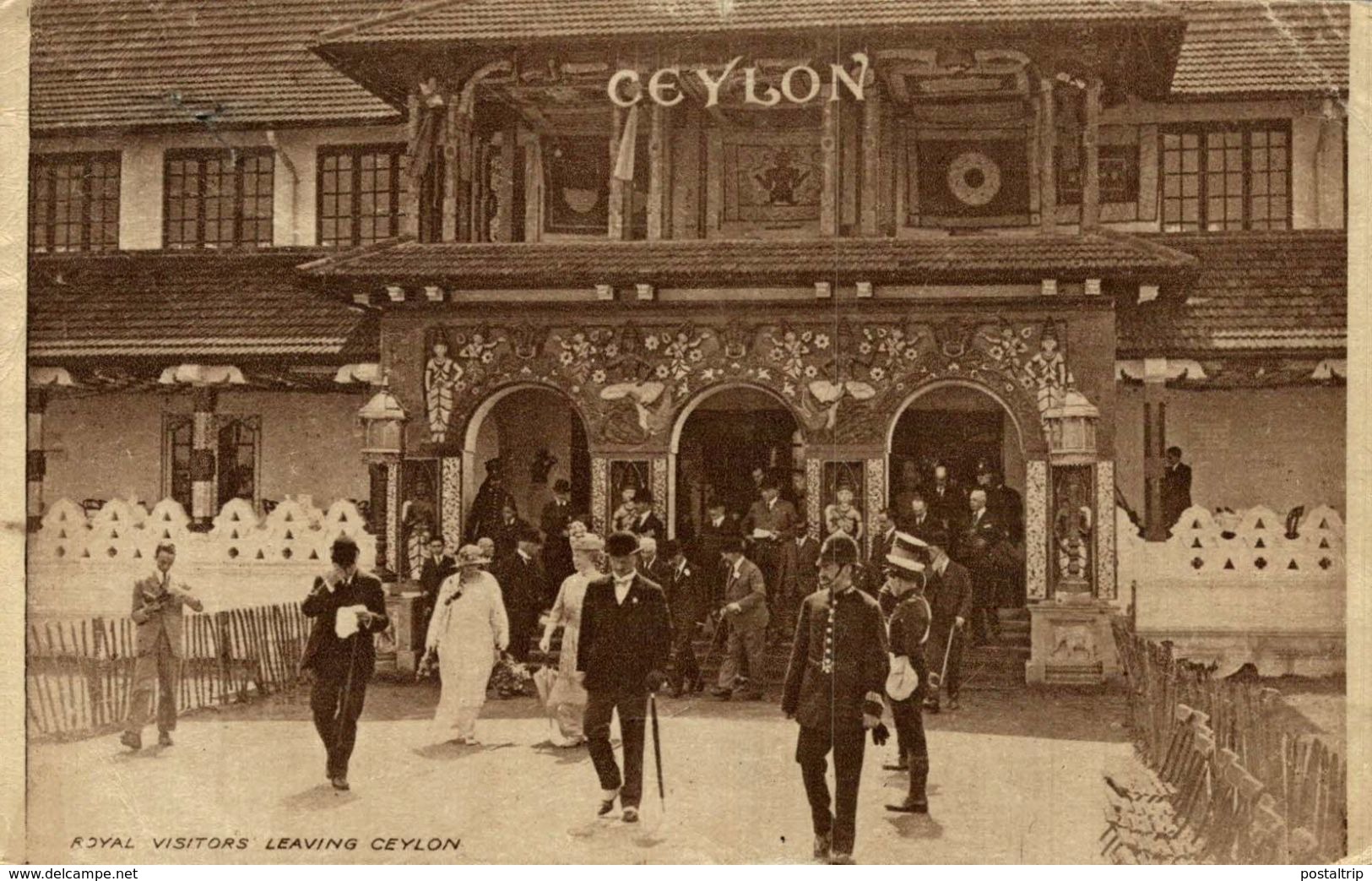 CEYLON ROYAL VISITORS LEAVING CEYLON - Sri Lanka (Ceylon)