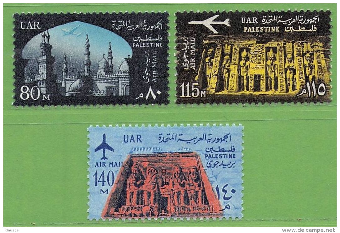 MiNr.133-135  Xx Palästina UAR - Palestine