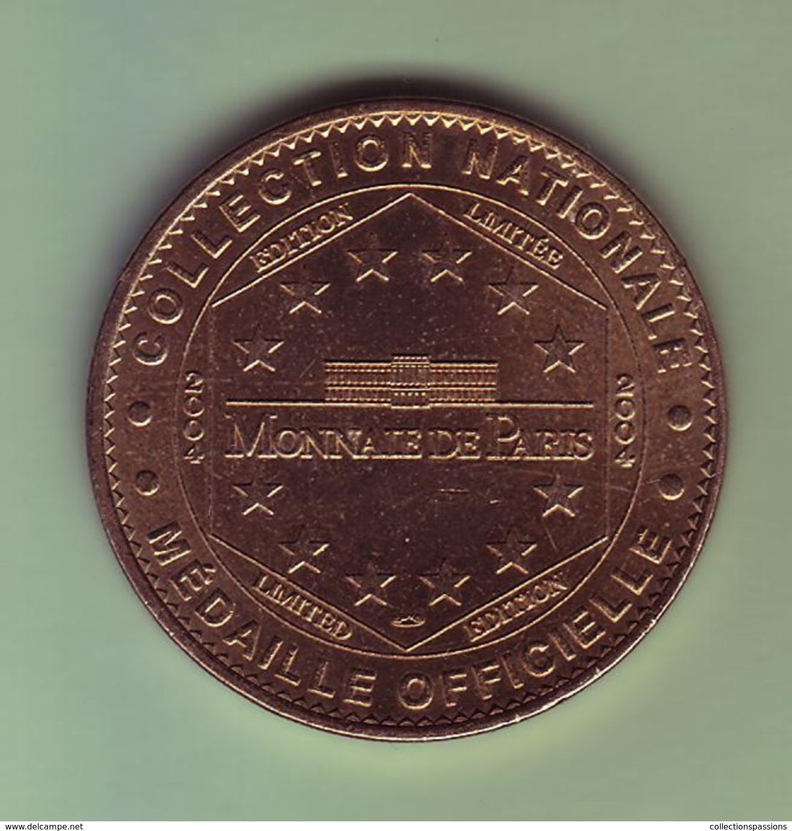 Médaille. Jeton Touristique - Monnaie De Paris - AIN - Monastère Royal De Brou - 2004 - - 2004